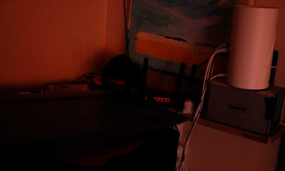 Picture of my networking stuff and home server